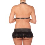 Rok riem met veren 