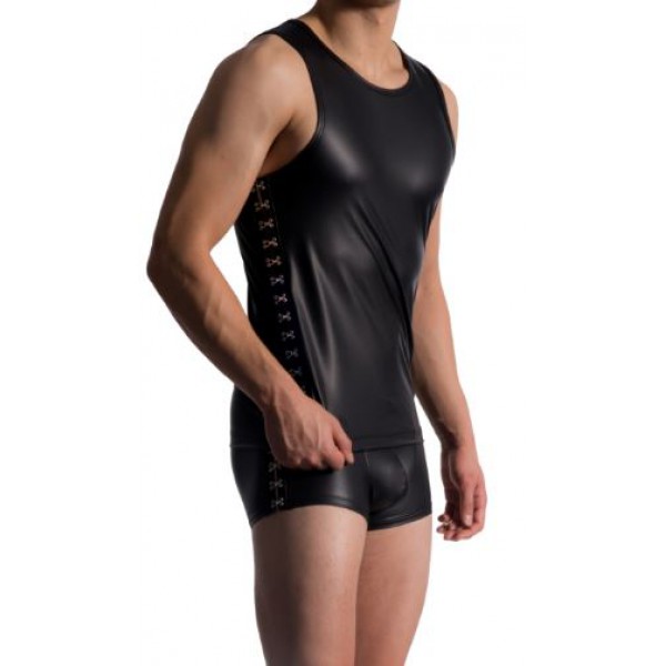 M761 Slim Tanktop Zwart - Manstore