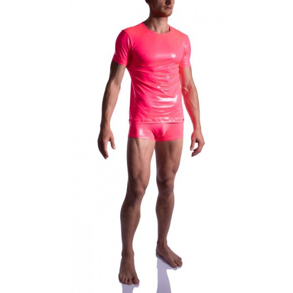 Casual T-Shirt M2180 Roze Casual T-Shirt M2180 Roze