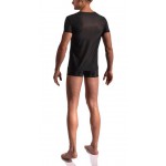 V-Neck T-Shirt M2178 Zwart